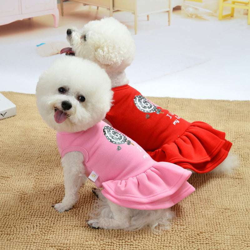 Princess Dog Outfit, Stylish Puppy Dress, Teddy Dog Apparel - available at Sparq Mart