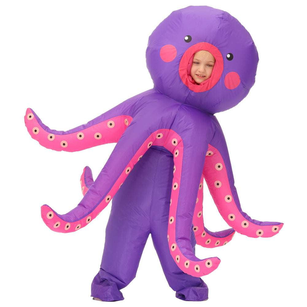 Birthday Party Suit, Inflatable Octopus Costume, Purple Costume Adult - available at Sparq Mart