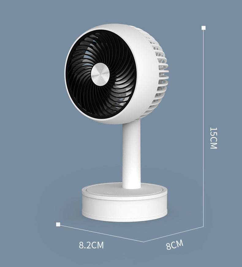 Eco-Friendly Small Fan, Rechargeable Mini Desk Fan, Silent Portable USB Fan - available at Sparq Mart