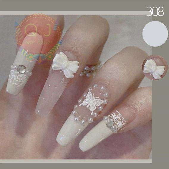 Chic Manicure Styles, Durable Nail Fashion, French Nail Patches - available at Sparq Mart