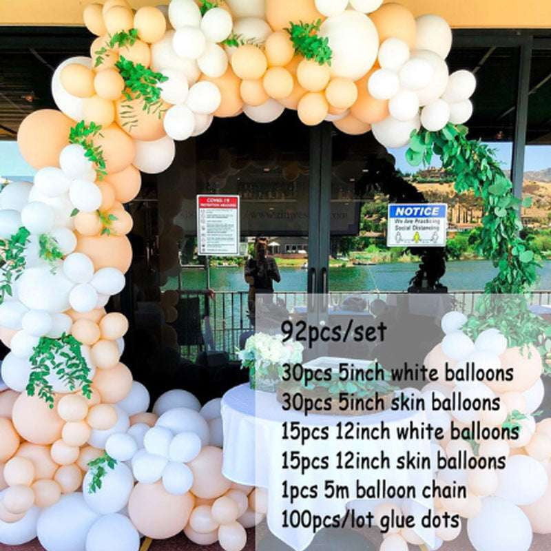 Balloon Arch Kit, Party Decoration Background, Rose Gold Balloons - available at Sparq Mart