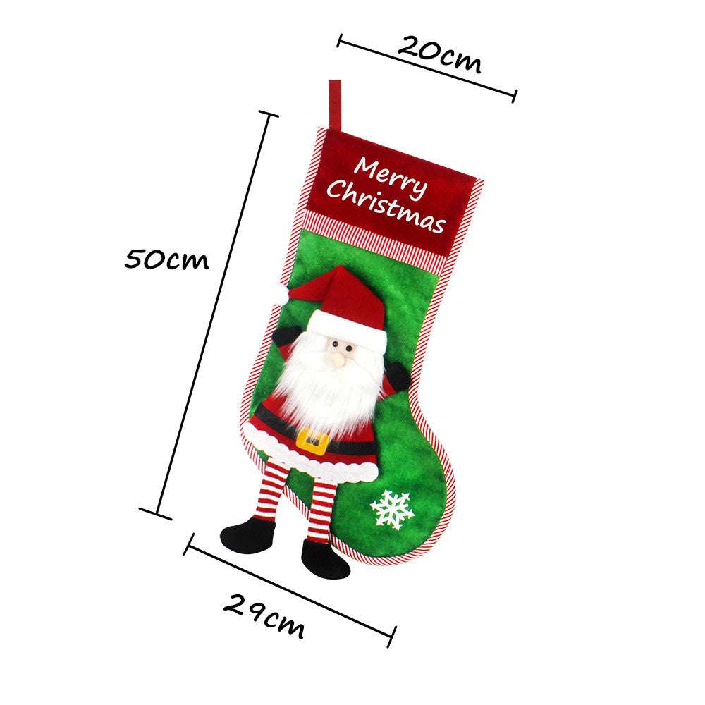 Buy Now, Christmas Eve, Santa Claus Sock Bag - available at Sparq Mart