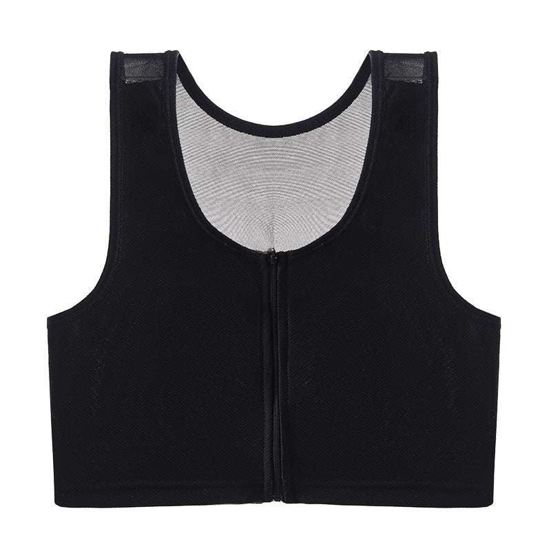 Comfort Sports Vest, Seamless Zipper Vest, Shockproof Running Top - available at Sparq Mart