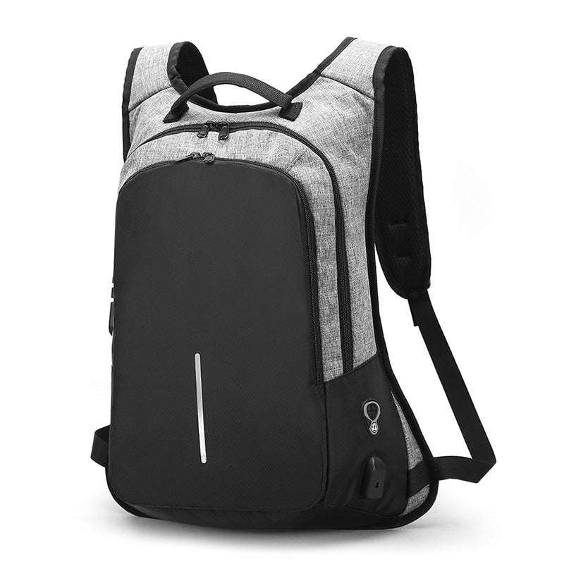 Anti-Theft Laptop Bag, Secure Travel Backpack, USB Charging Backpack - available at Sparq Mart