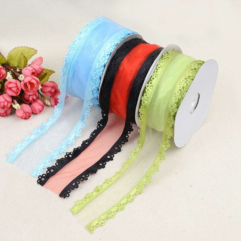 Mesh Lace Ribbon, Polyester Ultrasonic, Retail Customers - available at Sparq Mart