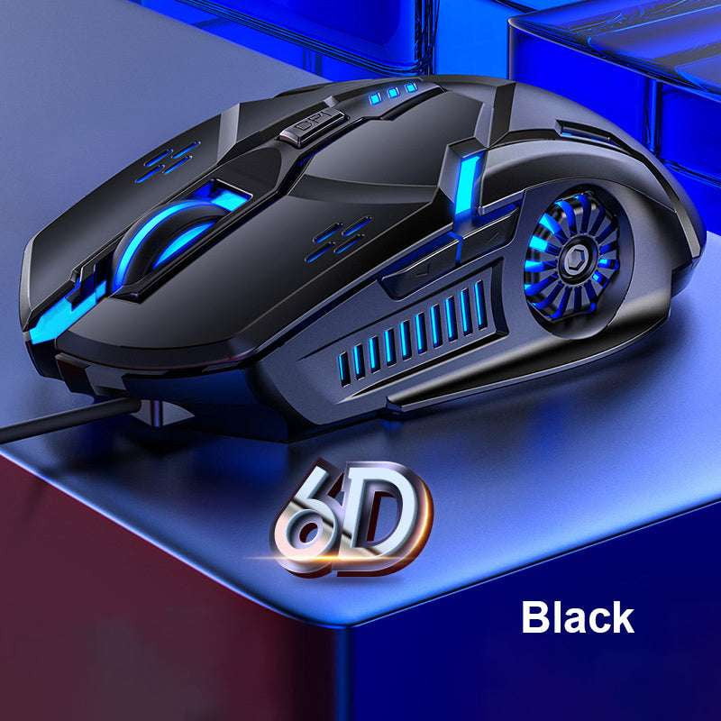 Precision Gaming Mouse, Silent RGB Gaming Mouse, Stylish Wired Mouse - available at Sparq Mart