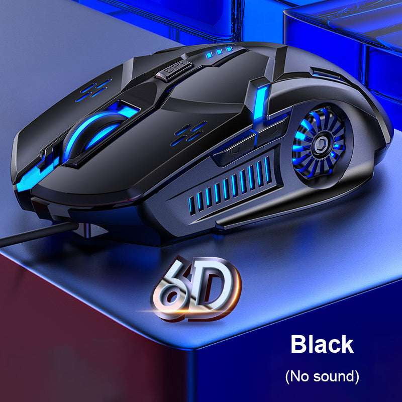 Precision Gaming Mouse, Silent RGB Gaming Mouse, Stylish Wired Mouse - available at Sparq Mart