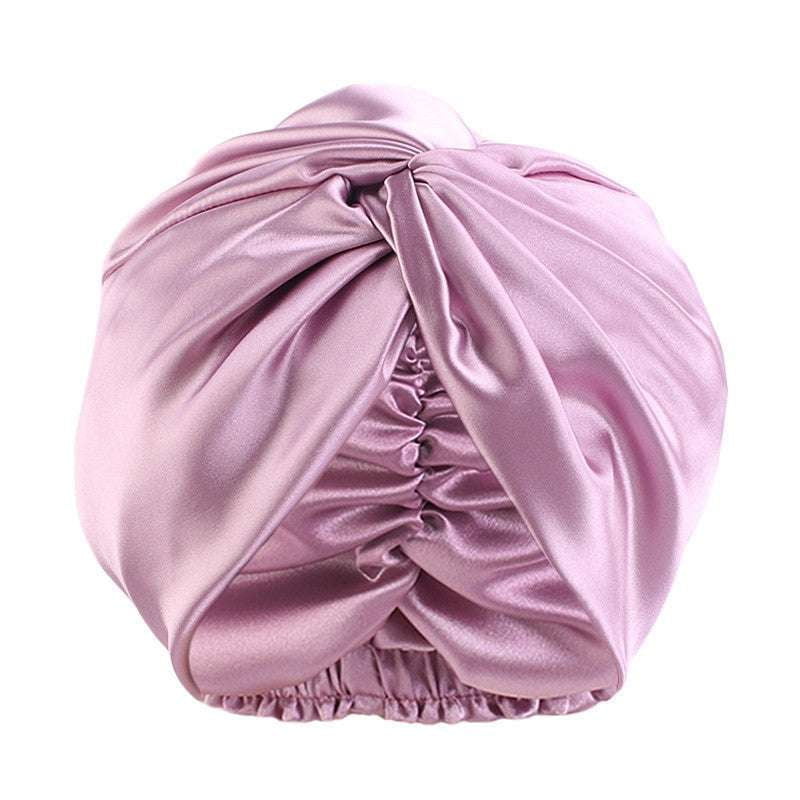 Comfortable Sleep Cap, Luxurious Twist Headwear, Silk Nightcap Adjustable - available at Sparq Mart