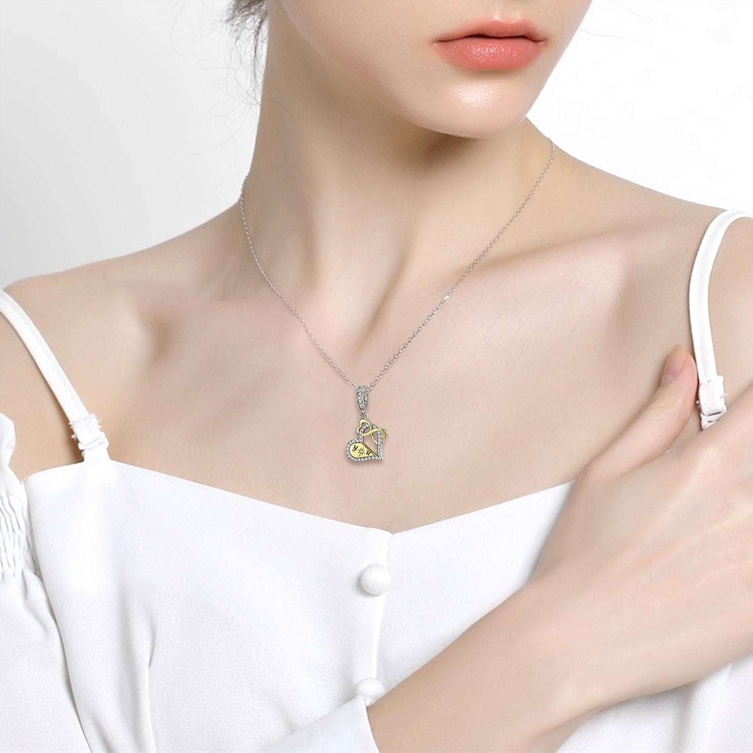 Elegant Charm Pendant, Sterling Silver Bracelet, Women's Bracelet Accessory - available at Sparq Mart