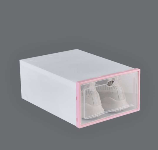 Bedroom Shoe Storage Solution, Clamshell Drawer Shoebox, Sturdy Shoe Organizer - available at Sparq Mart