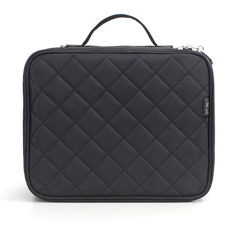 Double-Deck Cosmetic Case, Makeup Organizer Pouch, Spacious Makeup Bag - available at Sparq Mart