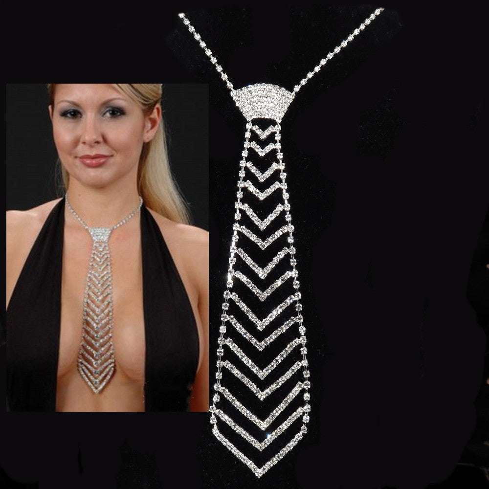 Rhinestone tie accessories, Wedding dress accessories, XL016 XL017 XL070 - available at Sparq Mart