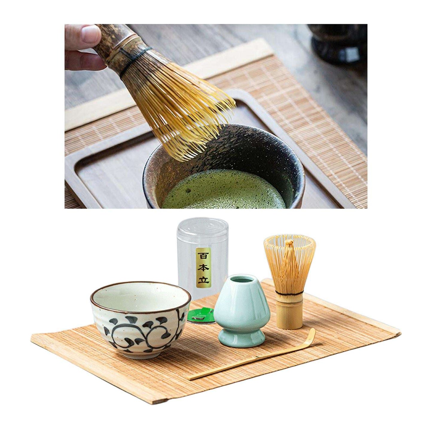 Brushing Tea, Mixing Tea, Tea Brush Set, Wiping Tea Bowls - available at Sparq Mart