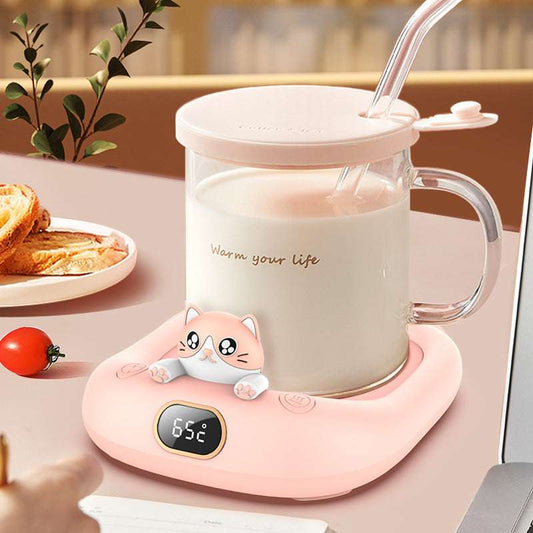 constant temperature cup warmer, cute pet cup warmer, winter gadgets - available at Sparq Mart