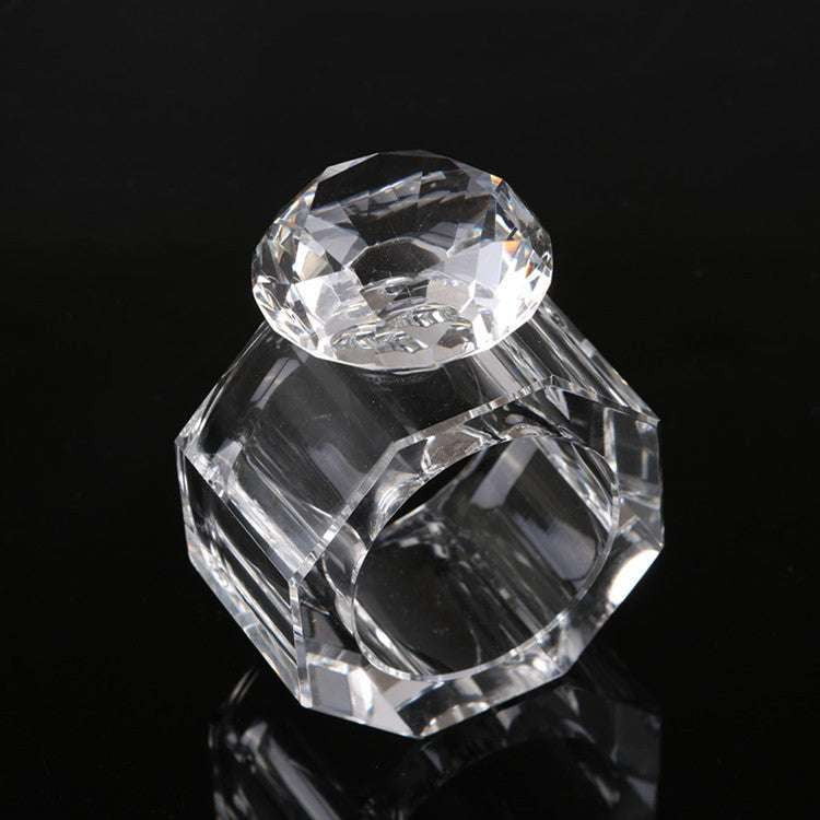 Crystal Diamond Napkin, Elegant Table Accents, Napkin Decoration Rings - available at Sparq Mart