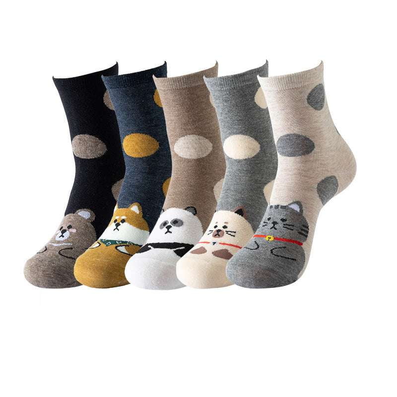 Animal pattern socks, Casual print socks, Colorful long socks - available at Sparq Mart