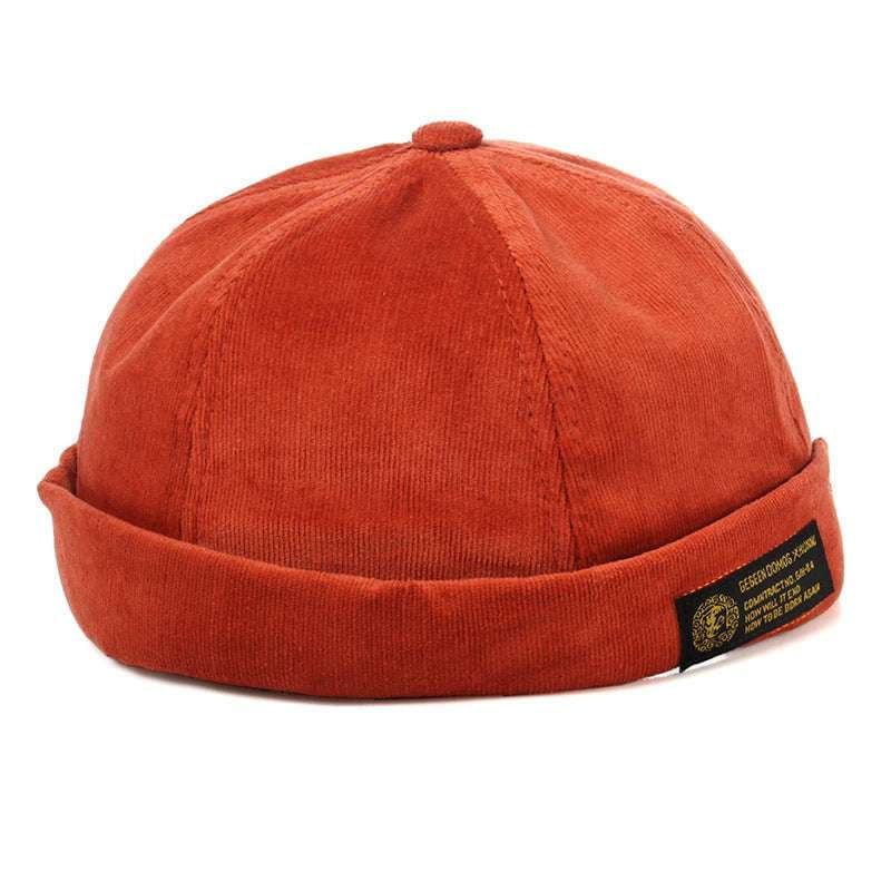 Autumn Corduroy Caps, Seasonal Fashion Headwear, Winter Melon Hats - available at Sparq Mart