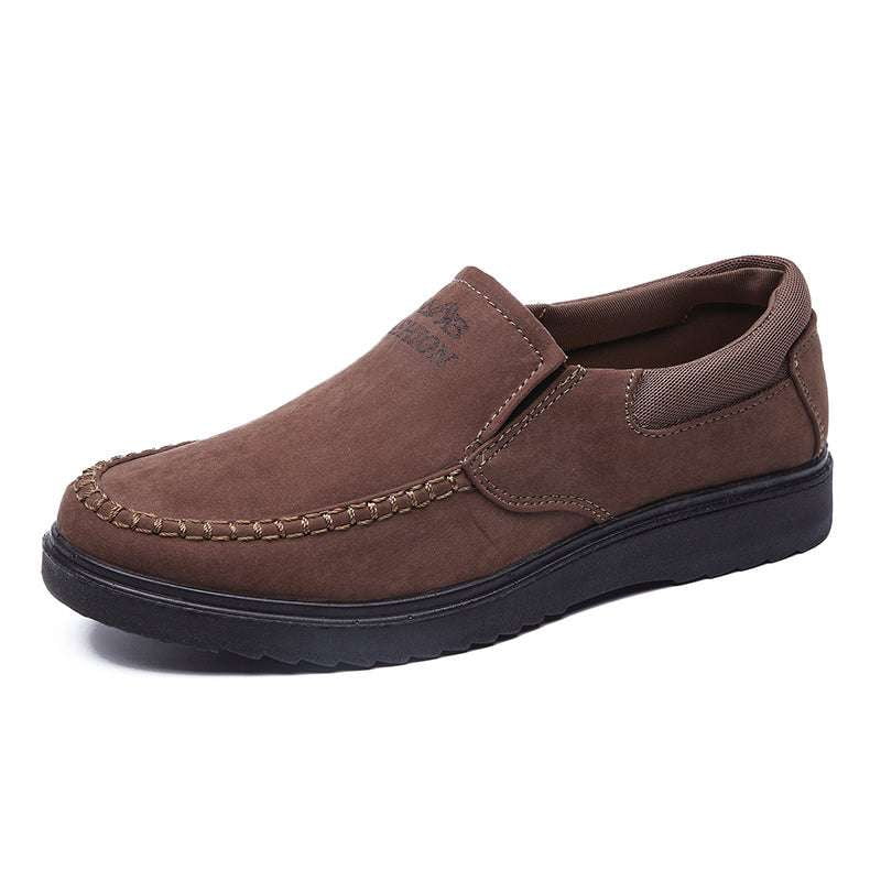 Extra Large Size Shoes, Men's Breathable Cloth Shoes, Middle-Aged Casual Footwear - available at Sparq Mart