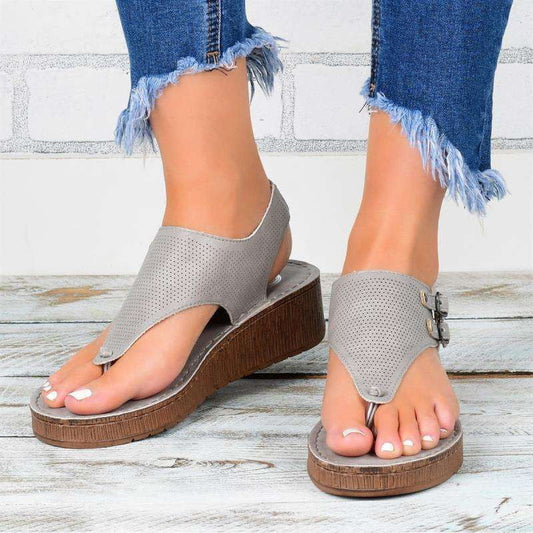 comfortable plus-size sandals, extended size footwear, platform sandals fashion - available at Sparq Mart