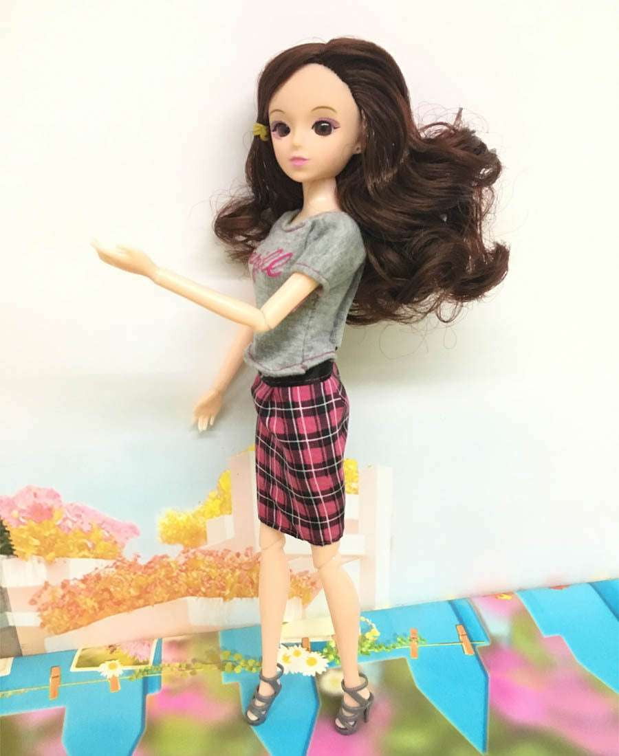 Doll Casual Dress, Fashion Skirt Toy, Girls Doll Outfit - available at Sparq Mart