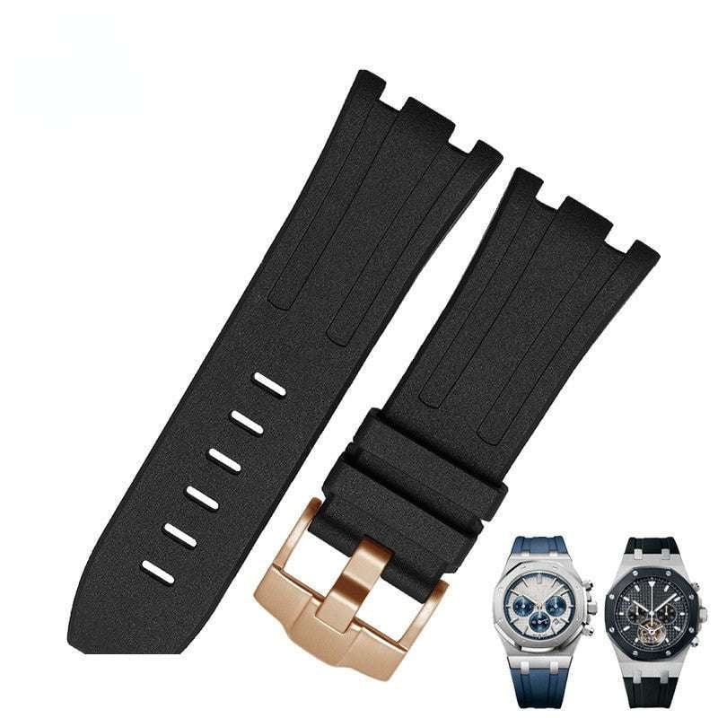 durable silicone straps, Fashionable watch straps, fluorine rubber bands - available at Sparq Mart