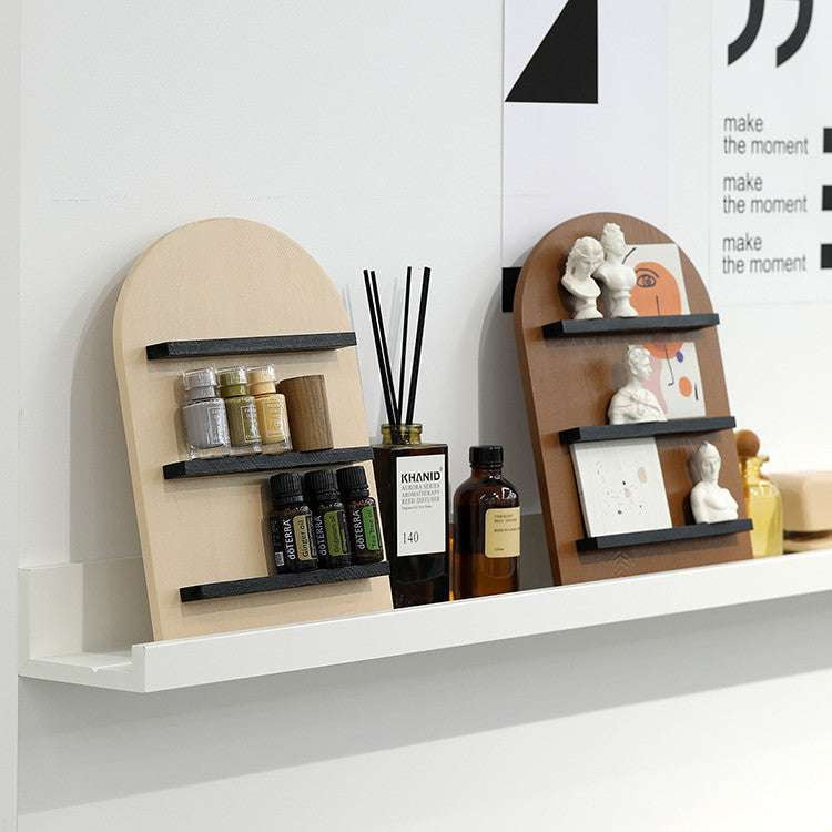 Cosmetic Storage Solution, Essential Oil Organizer, Wooden Display Rack - available at Sparq Mart