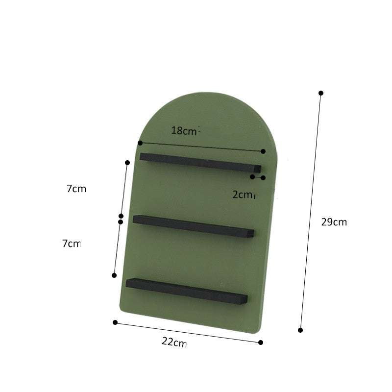 Cosmetic Storage Solution, Essential Oil Organizer, Wooden Display Rack - available at Sparq Mart