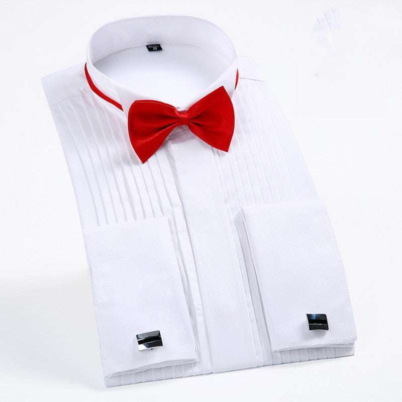 Elegant Dress Shirts, French Cuff Shirts, Men's Cufflink Shirts - available at Sparq Mart