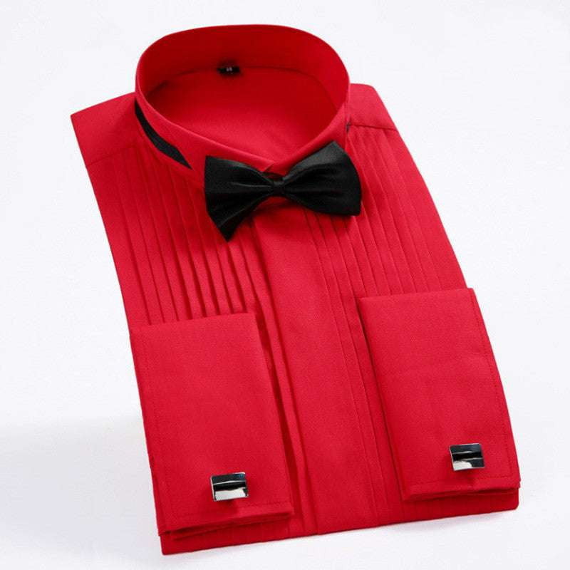 Elegant Dress Shirts, French Cuff Shirts, Men's Cufflink Shirts - available at Sparq Mart