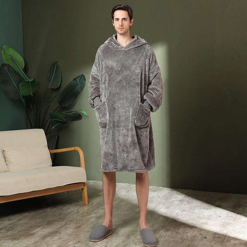 Men and Women, Sparq Mart, Stylish Hooded Flannel Pajamas - available at Sparq Mart