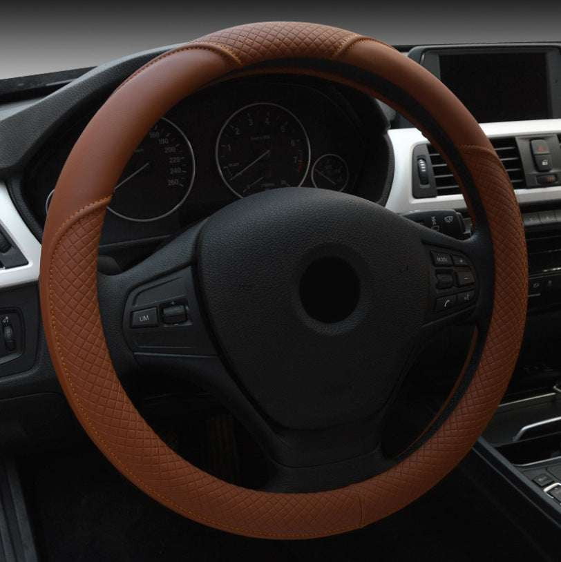 braid interior car accessories, ice silk car steering wheel cover, non-slip car accessories - available at Sparq Mart