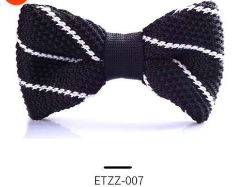 boys fashion bowtie, childrens bow tie, kids knit tie - available at Sparq Mart