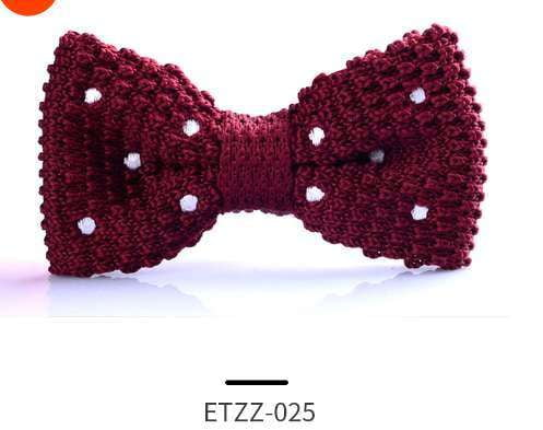 boys fashion bowtie, childrens bow tie, kids knit tie - available at Sparq Mart