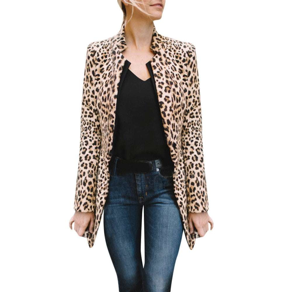 Leopard Print Suit, Long Sleeve Outfit, Premium Leopard Suit - available at Sparq Mart