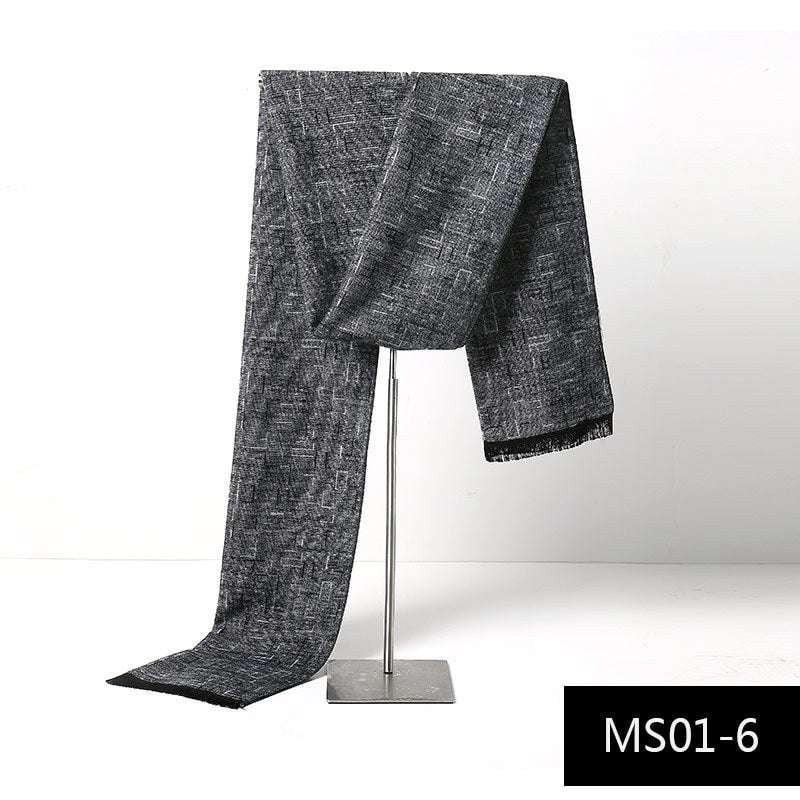 Autumn Chic Accessory, Cashmere Warm Scarf, Men's Winter Scarf - available at Sparq Mart