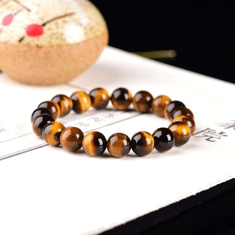 Fashionable tiger eye accessory, Natural gemstone jewelry, Stylish tiger eye bracelet - available at Sparq Mart