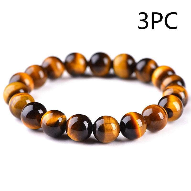 Fashionable tiger eye accessory, Natural gemstone jewelry, Stylish tiger eye bracelet - available at Sparq Mart