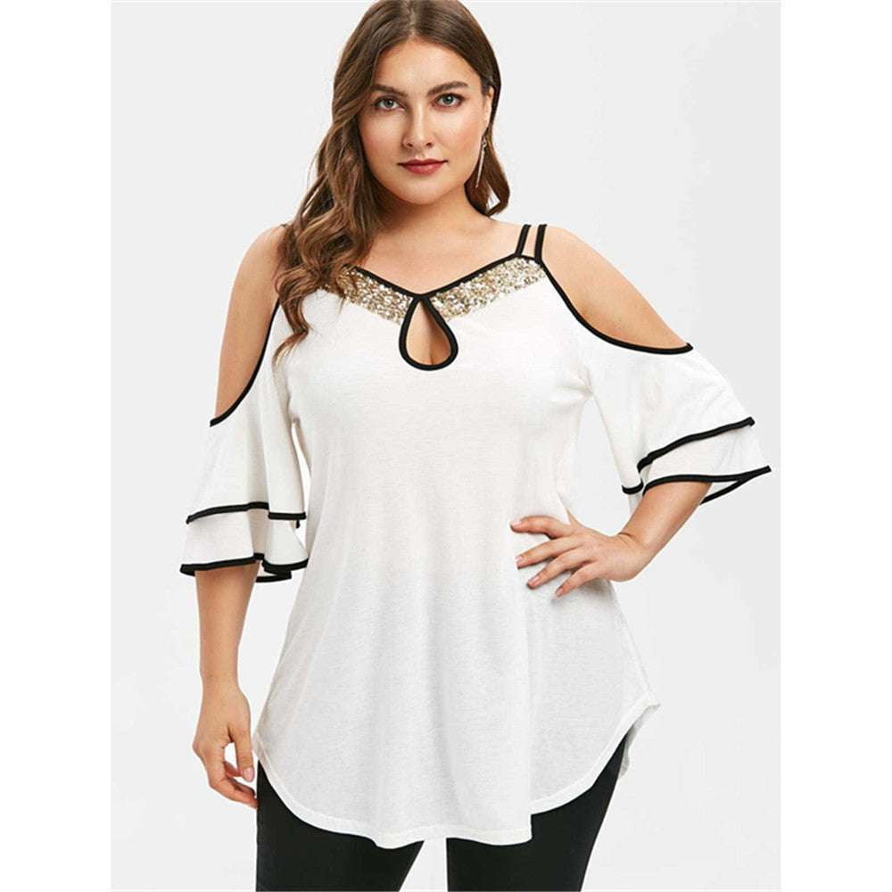 Breathable cotton tee, Oversized T-shirt style, Plus size tees - available at Sparq Mart