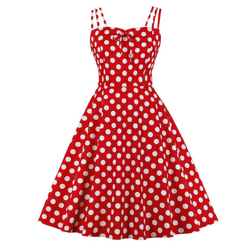 Ladies Dress, Polka Dot Dress, Slim Dress - available at Sparq Mart