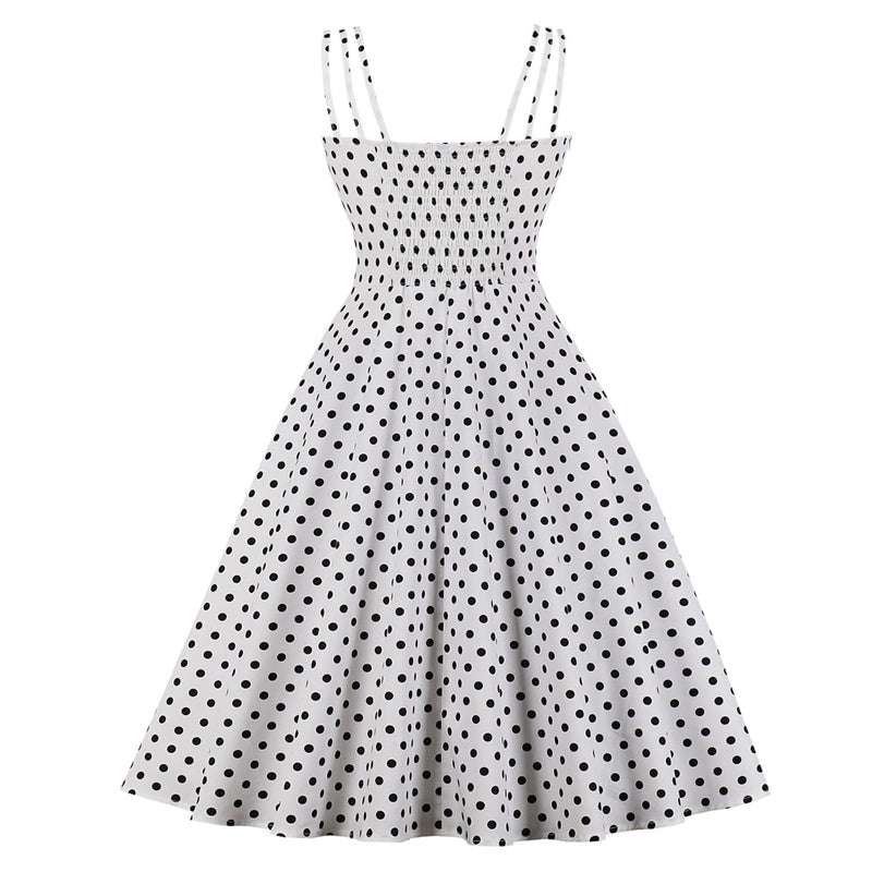 Ladies Dress, Polka Dot Dress, Slim Dress - available at Sparq Mart