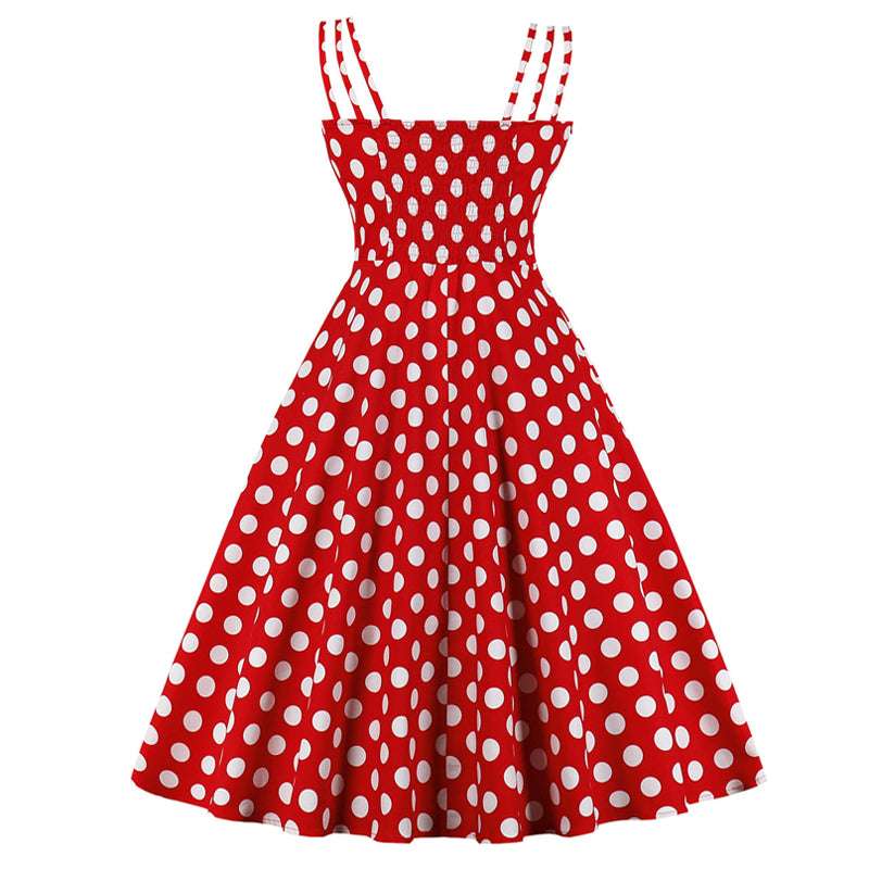 Ladies Dress, Polka Dot Dress, Slim Dress - available at Sparq Mart