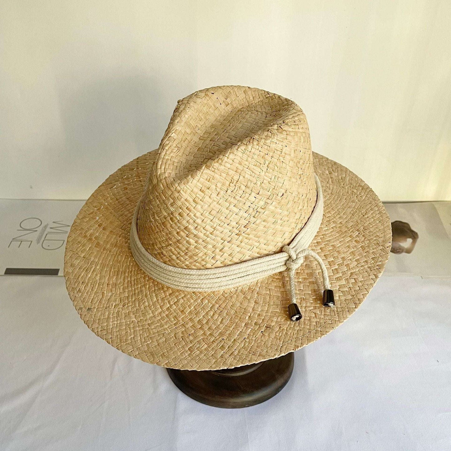 Raffia Beach Hat - Women's Sun Hat - Fashionable Beachwear Accessory - available at Sparq Mart