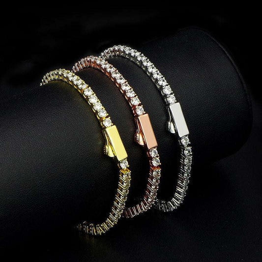 rhinestone hip hop, sparkling jewelry accessory, trendy fashion bracelet - available at Sparq Mart