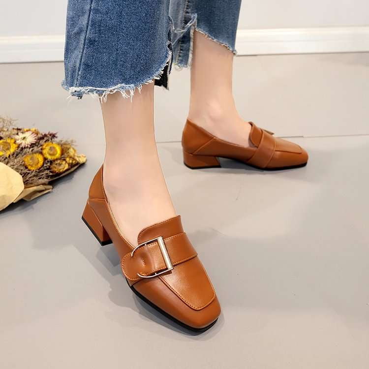 flats single-toe shoes, students spring, women loafer shoes - available at Sparq Mart