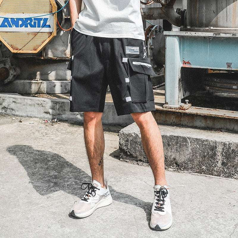 casual shorts, male fashion, Stylish student overalls - available at Sparq Mart