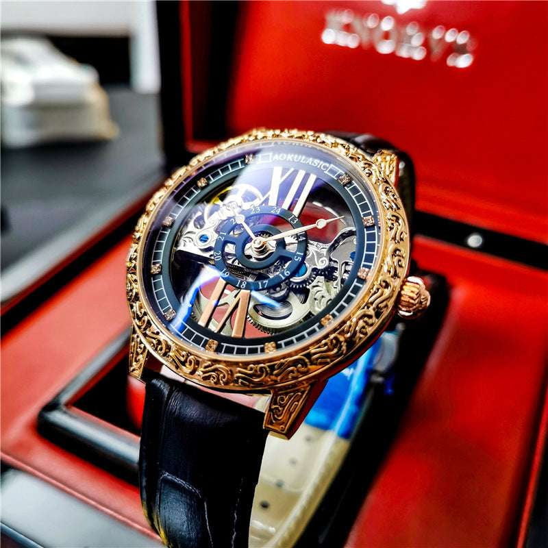high-end watch, mechanical watch, Stylish tourbillon watch - available at Sparq Mart