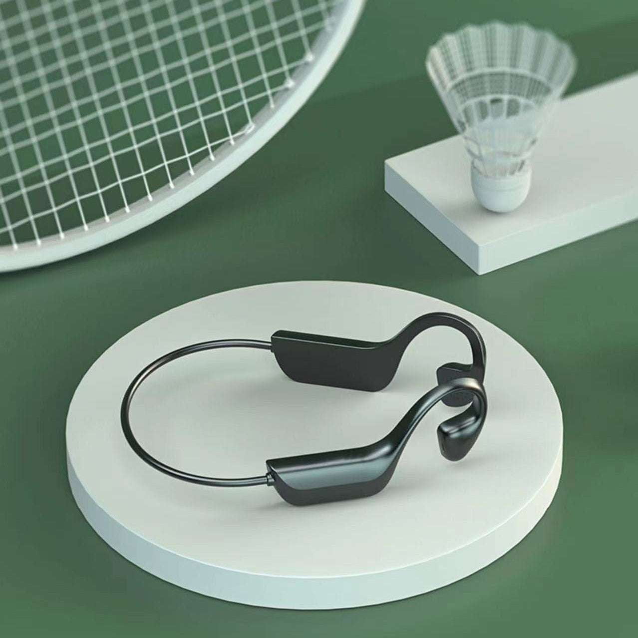 Bluetooth headset swimming, waterproof bone headphones, wireless conduction earphones - available at Sparq Mart