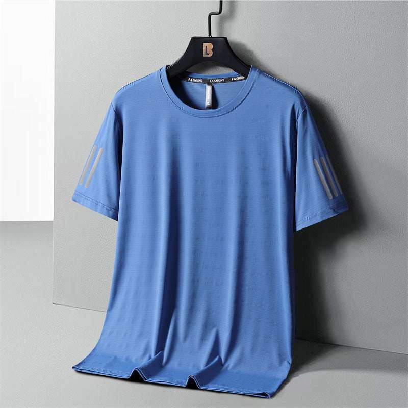 Comfortable Casual Wear., Quick Drying Summer Tee, Thin Ice Silk T-shirt - available at Sparq Mart