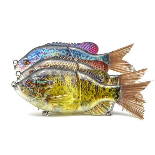 Realistic Fishing Bait, Sunfish Simulation Bait, Transparent Fishing Lure - available at Sparq Mart