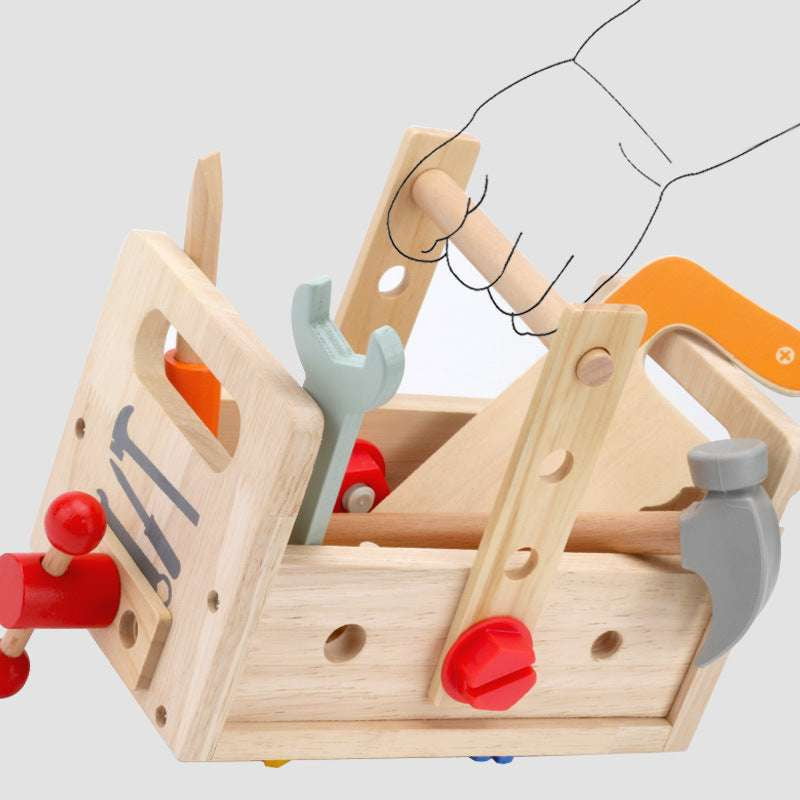 Educational Wooden Toy, Interactive Assembly Toy, Sustainable Kids Car - available at Sparq Mart